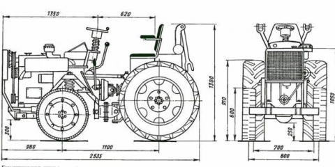 Prijelom mini traktora domaće izrade